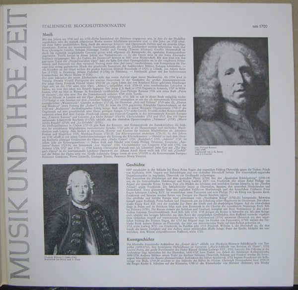 Italienische Blockflötensonaten Um 1700