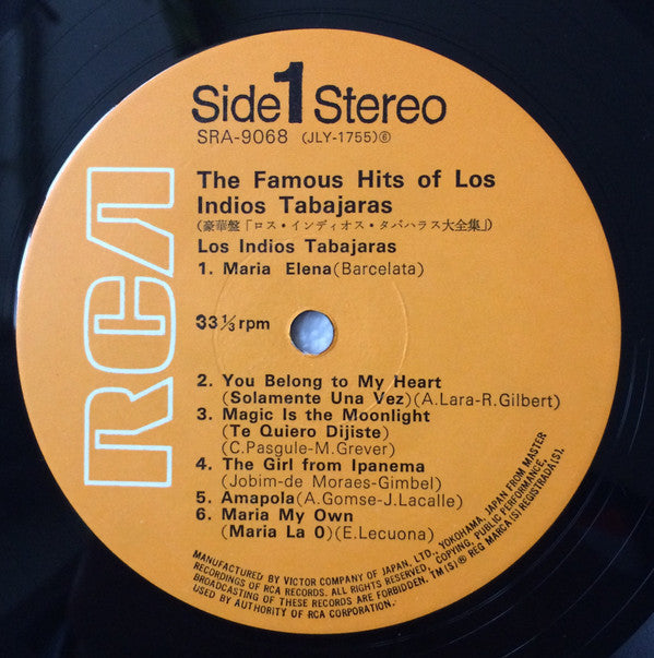 The Famous Hits Of Los Indios Tabajaras