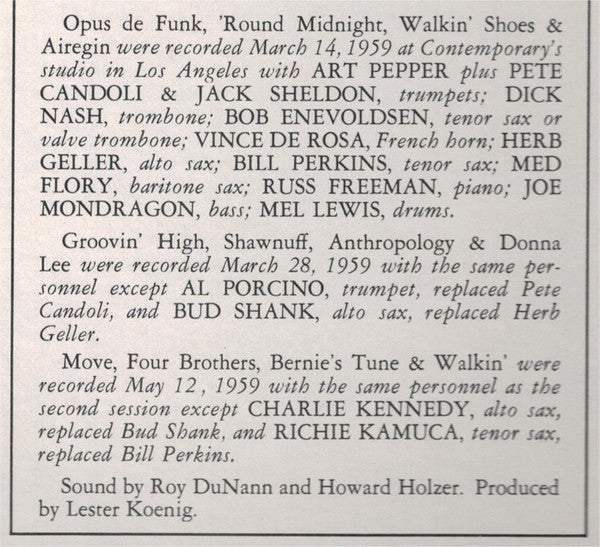 Art Pepper + Eleven (Modern Jazz Classics)