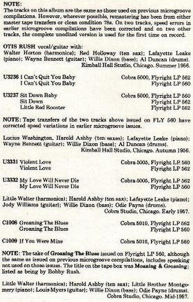 Groaning The Blues: Original Cobra Recordings 1956-58