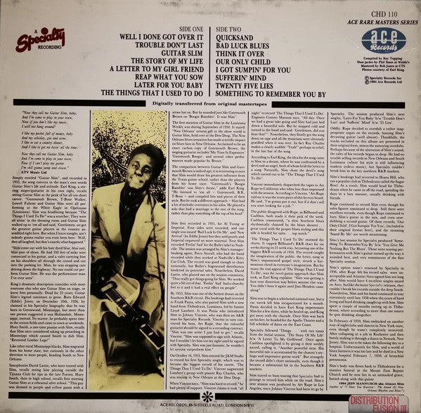 The Things That I Used To Do