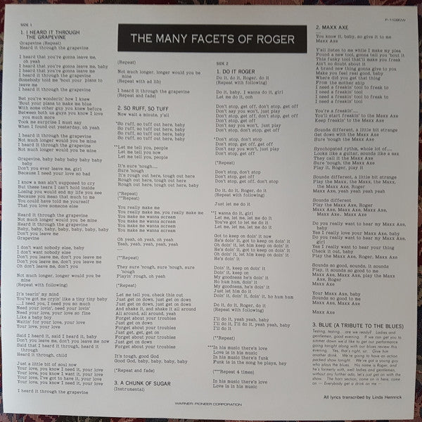 The Many Facets Of Roger