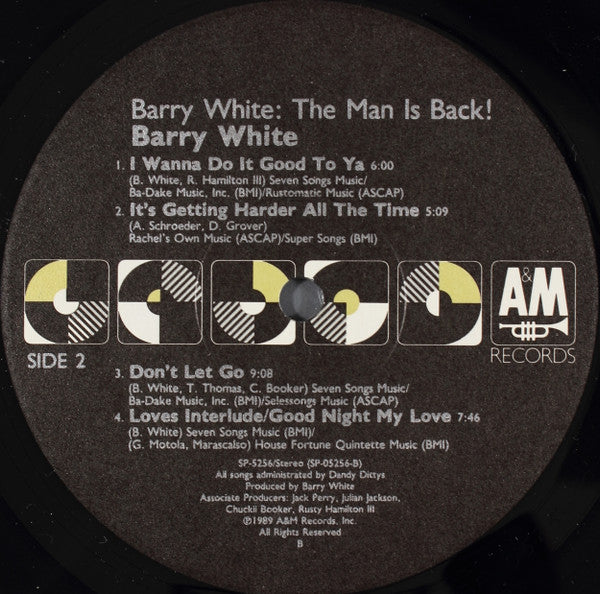 Barry White: The Man Is Back!