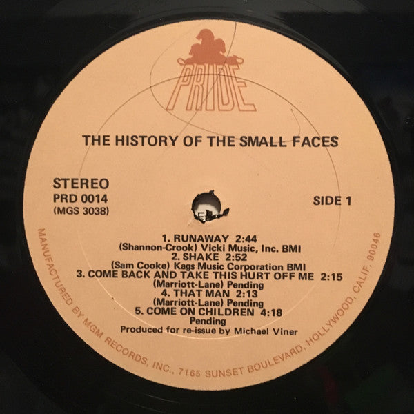 The History Of Small Faces
