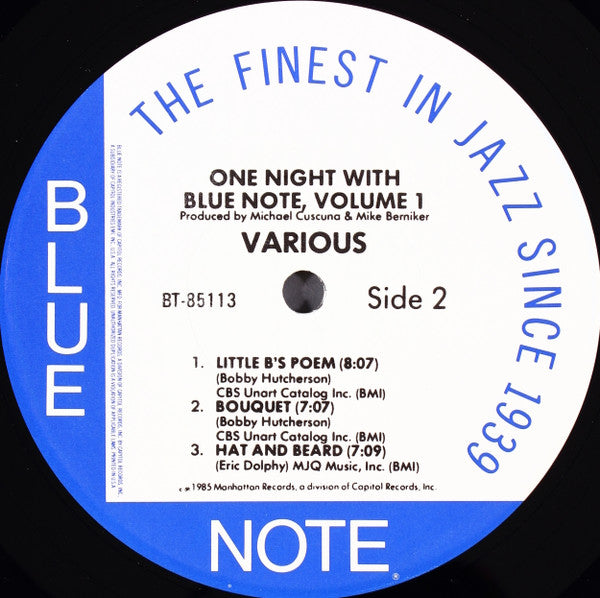 One Night With Blue Note, Volume 1