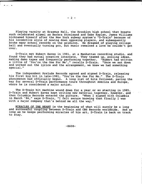 Miracles Of The Heart