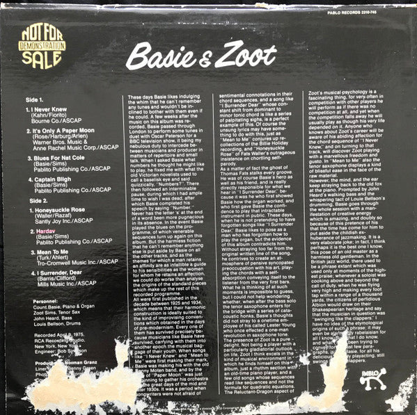 Basie & Zoot