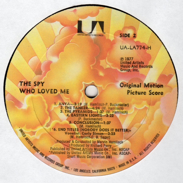 The Spy Who Loved Me (Original Motion Picture Score)