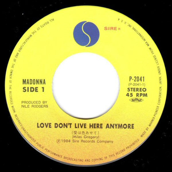 Love Don't Live Here Anymore = 愛は色あせて