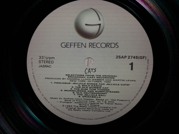 "Cats" (Selections From The Original Broadway Cast Recording)