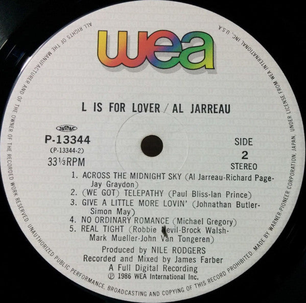 L Is For Lover = L・イズ・フォー・ラヴァー