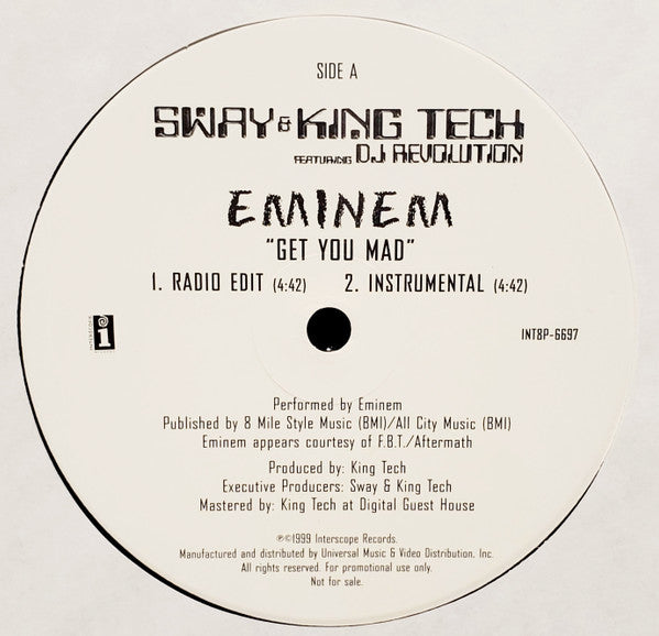 Master Release: Get You Mad by Sway & King Tech