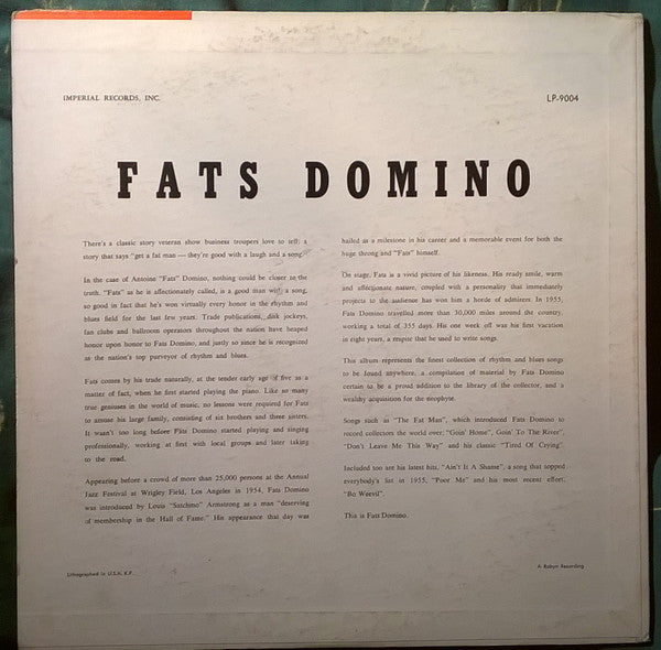 Rock And Rollin' With Fats Domino