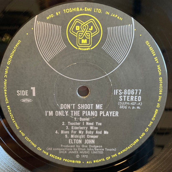 Don't Shoot Me I'm Only The Piano Player