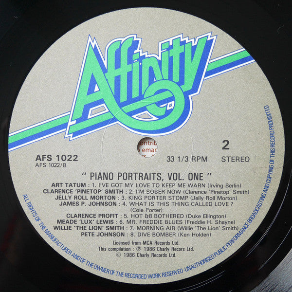 Piano Portraits, Vol. One