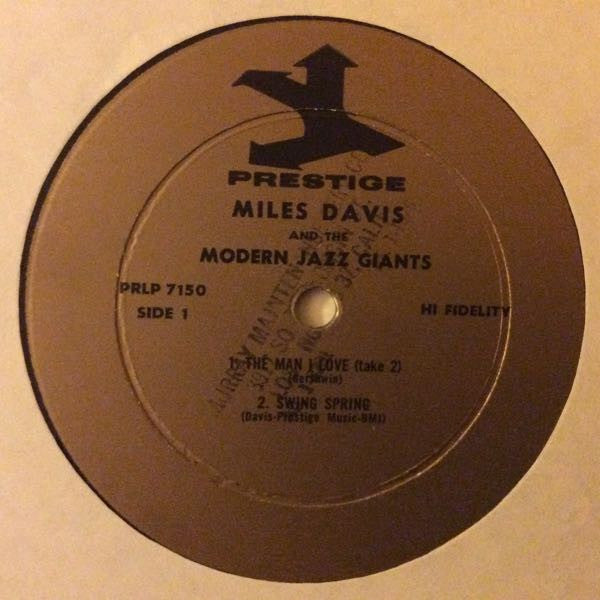 Miles Davis And The Modern Jazz Giants