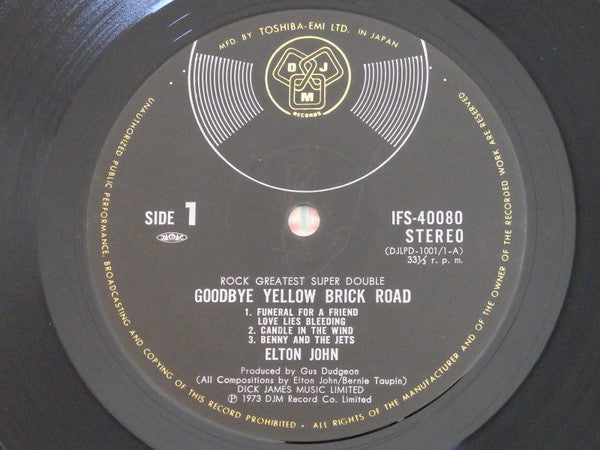 Goodbye Yellow Brick Road