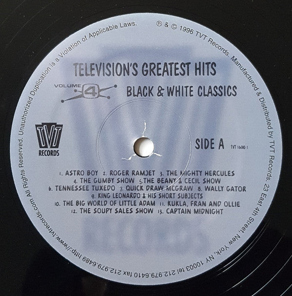 Television's Greatest Hits Volume 4: Black & White Classics