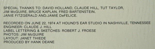 Norman Blake / Tut Taylor / Sam Bush / Butch Robins / Vassar Clements / David Holland / Jethro Burns