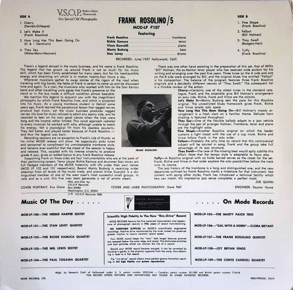 Frank Rosolino Quintet