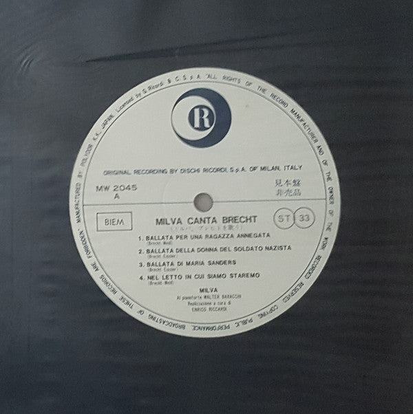 Milva Canta Brecht