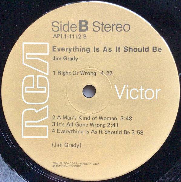 Everything Is As It Should Be