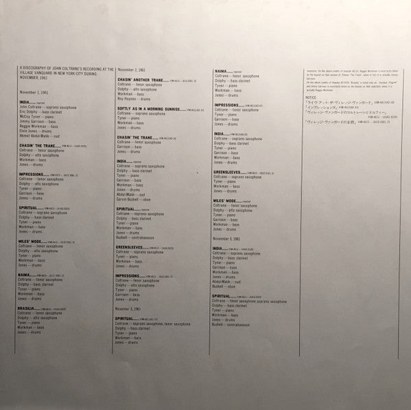 "Live" At The Village Vanguard