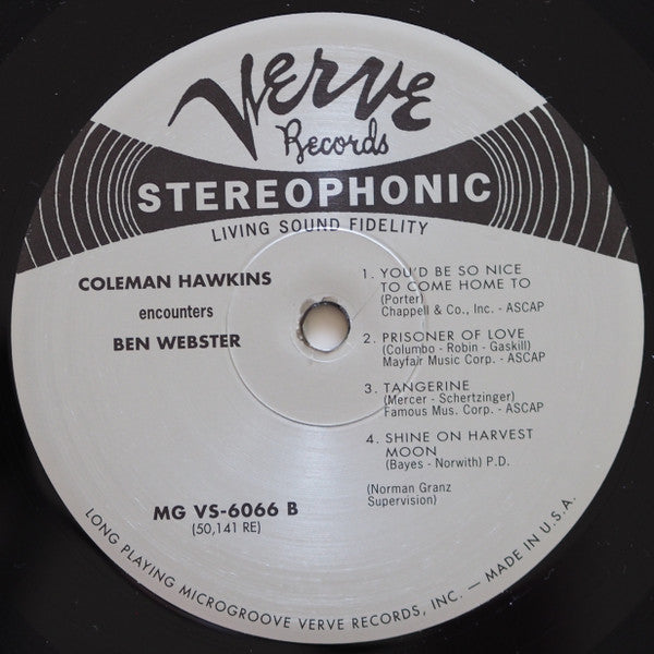 Coleman Hawkins Encounters Ben Webster