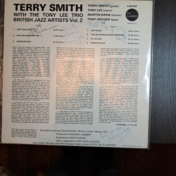 British Jazz Artists Vol. 2