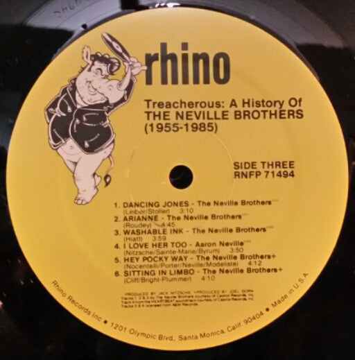 Treacherous: A History Of The Neville Brothers (1955 -1985)