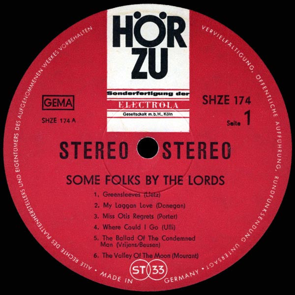 Some Folks By The Lords