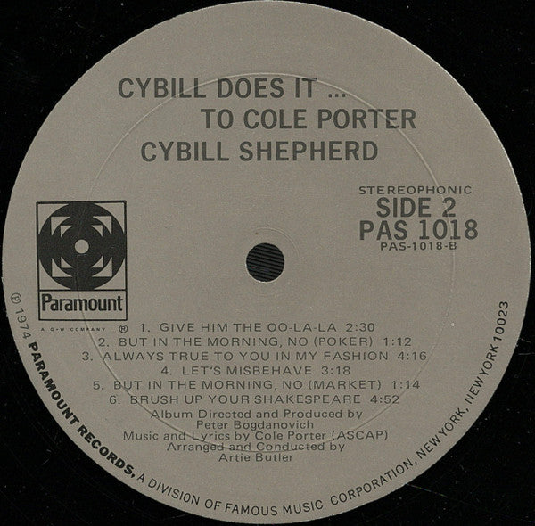 Cybill Does It... ...To Cole Porter