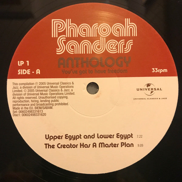 Anthology - You've Got To Have Freedom