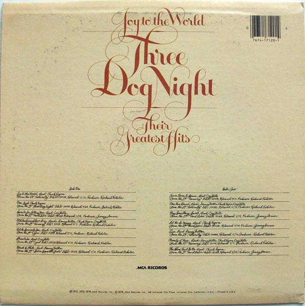 Joy To The World - Their Greatest Hits
