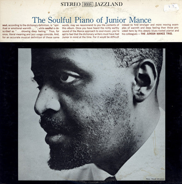The Soulful Piano Of Junior Mance