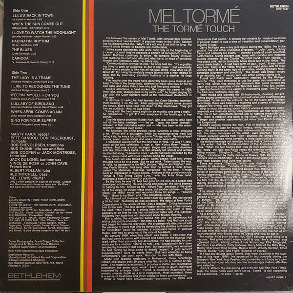 The Tormé Touch