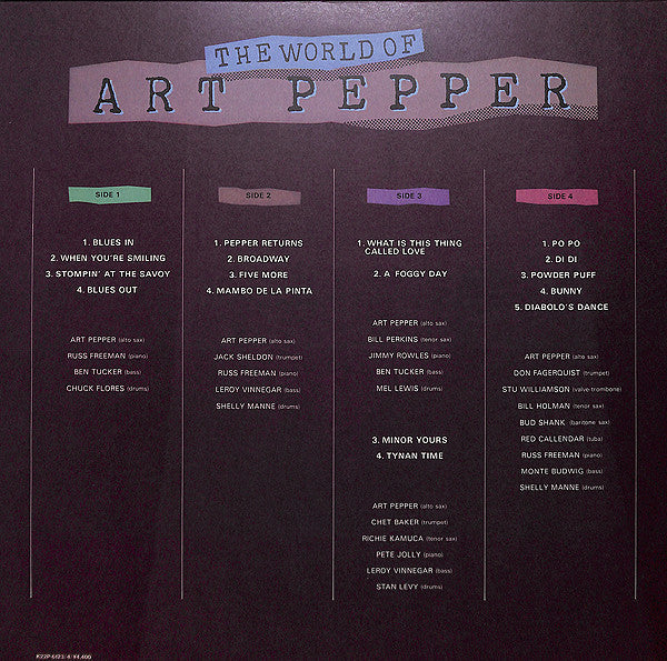 The World Of Art Pepper
