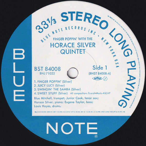 Finger Poppin' With The Horace Silver Quintet