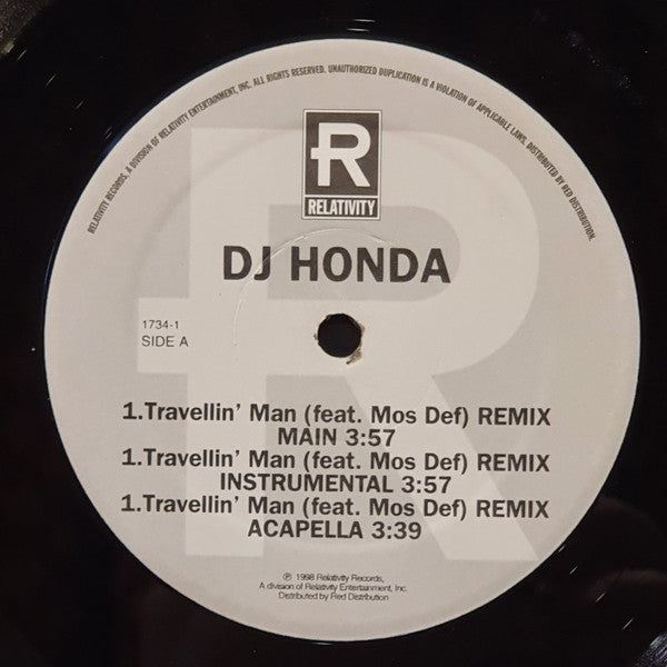 Master Release: Travellin' Man by DJ Honda