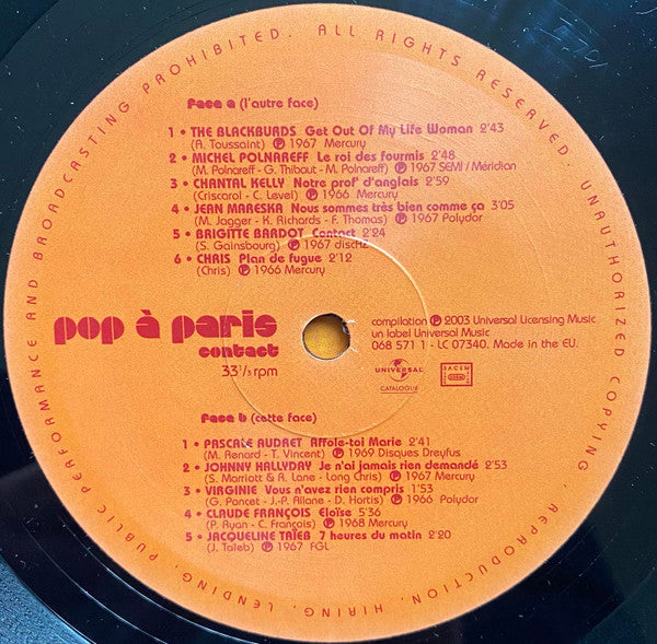 Pop À Paris Volume 1: Contact