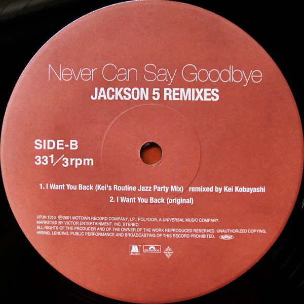 Jackson 5 Remixes - Never Can Say Goodbye