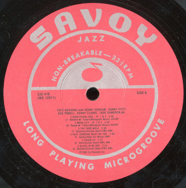 Fats Bud-Klook-Sonny-Kinney (Memorial Album Number One)