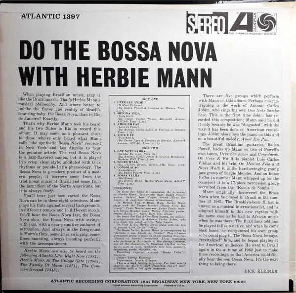 Do The Bossa Nova With Herbie Mann