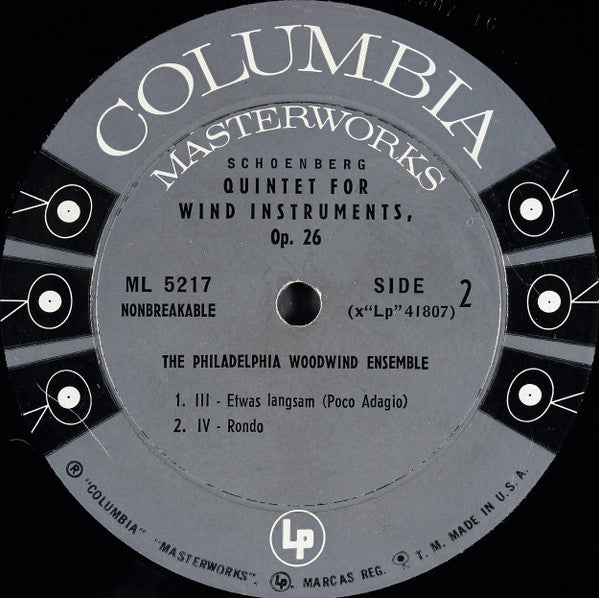 Quintet For Wind Instruments, Op. 26