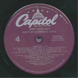 Judy At Carnegie Hall - Judy In Person