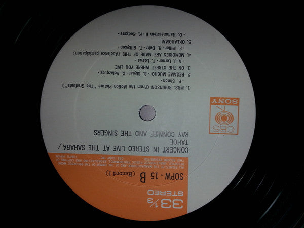 Concert In Stereo (Live At The Sahara/Tahoe)