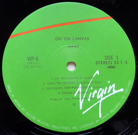 Oil On Canvas = オイル・オン・キャンバス