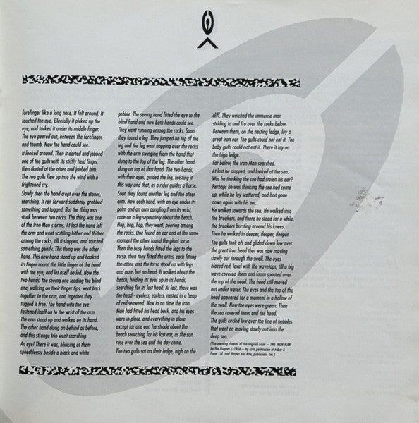 The Iron Man (The Musical By Pete Townshend)