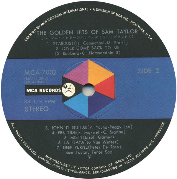 The Golden Hits Of Sam Taylor