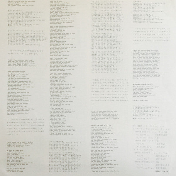 Johnny Cash At San Quentin